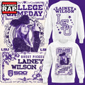 LSU Tigers Football x Lainey Wilson College GameDay 2026 White Sweatshirt