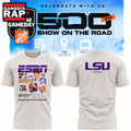 LSU Tigers Football x Sam Leavitt 500th College Game Day T Shirt