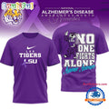 LSU Tigers NCAA Alzheimer Awareness November Unisex 3D Shirt