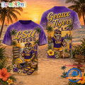 LSU Tigers NCAA Mascot Beach Vibes Sports Limited Edition 3D Shirt