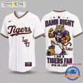 LSU Tigers NCAA Mascot Forever Loyal Fan Baseball Jersey Shirt