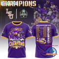 LSU Tigers NCAA Men’s College World Series Champions 2025 New 3D Shirt