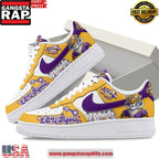 LSU Tigers Pride Limited Edition Air Force 1 Running Sneakers Shoes