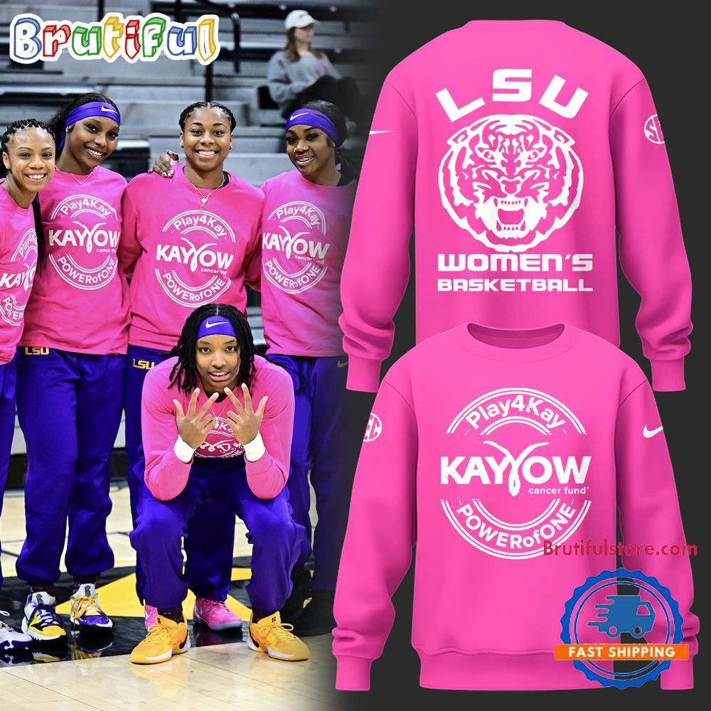 LSU Tigers Women’s Basketball Play4Kay Limited Edition Hoodie T-Shirt