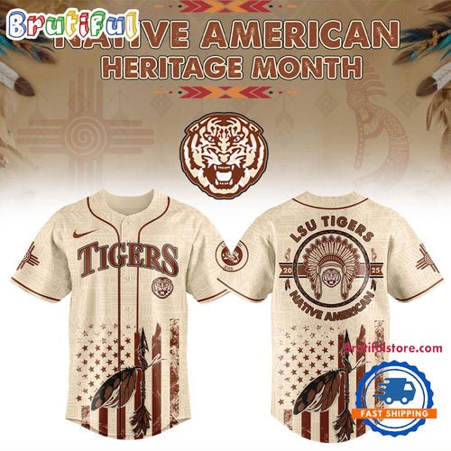 LSU Tigers x Native American Heritage 2025 Baseball Jersey