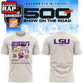 LSU Tigers x Sam Leavitt 500th College Game Day T Shirt