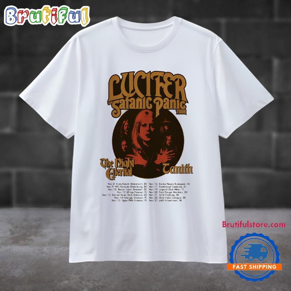 Lucifer The Satanic Panic Tour Nov 2024 T Shirt