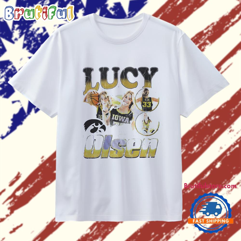 Lucy Olsen 90s graphic Iowa Hawkeyes T Shirt