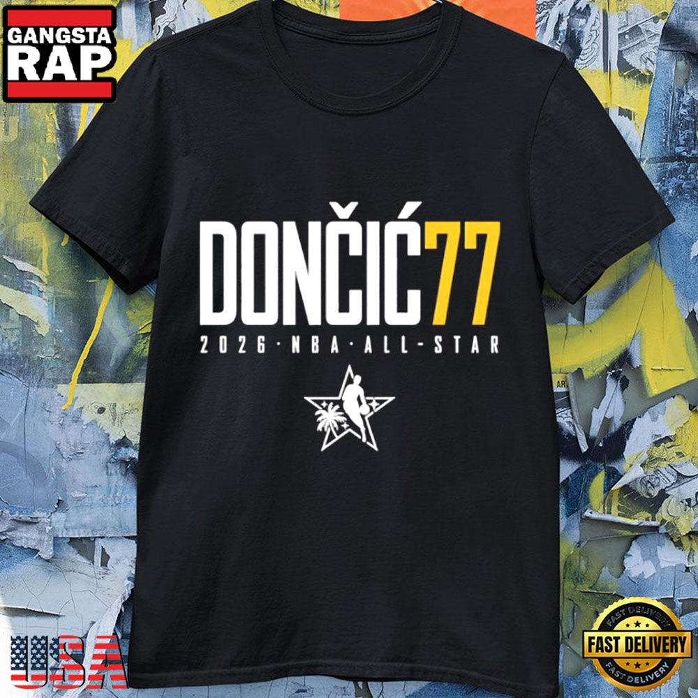 Luka Doncic #77 Los Angeles Lakers 2026 NBA All-Star Elite T-Shirt