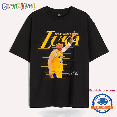 Luka Doncic Los Angeles Lakers Celebration Pointing Signature T Shirt