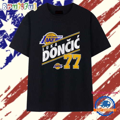 Luka Dončić Los Angeles Lakers Basketball player #77 Vintage T Shirt