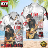 Luke Bryan Country On Tour Hot Summer Aloha Shirt Shirt