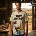 Luke Bryan Word On The Street Concert Tour 2026 Baseball Jersey