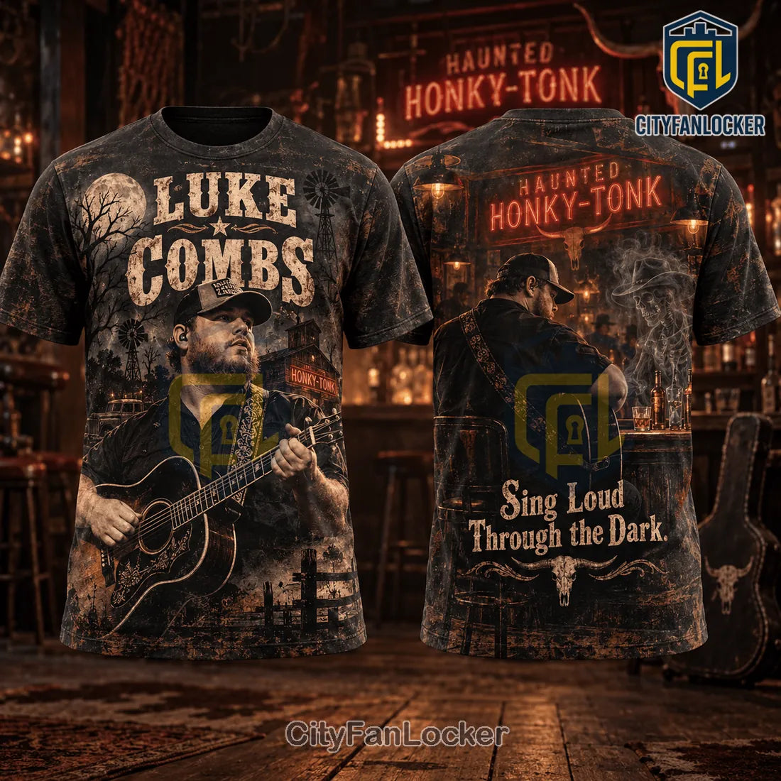 Luke Combs Haunted Honky-Tonk Shirt