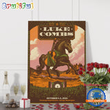 Luke Combs Oct 4-5 2024 Gorge Amphitheatre George WA Wall Art Poster Canvas