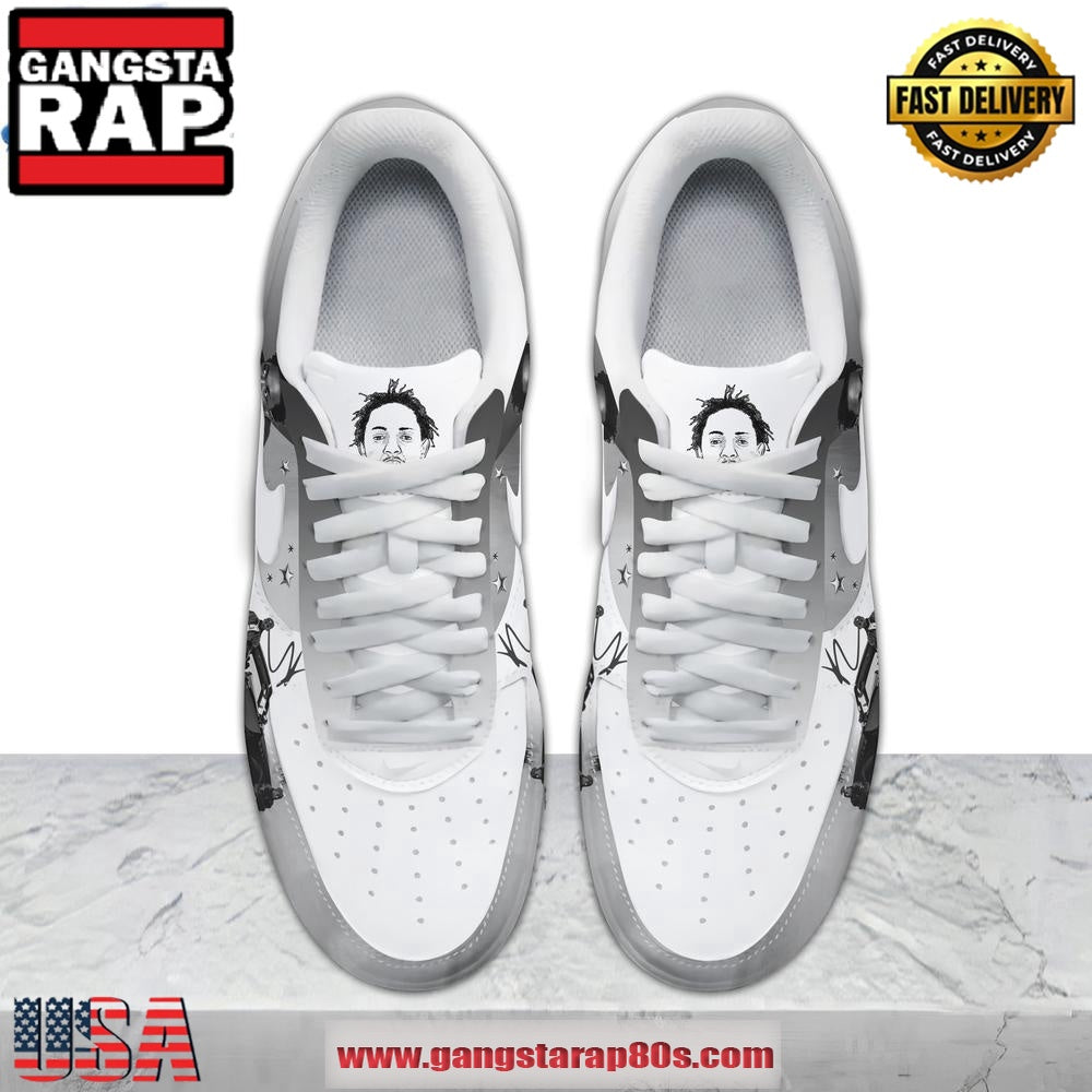 Luther Kendrick Lamar Ft SZA Limited Edition Air Force 1 Running Sneakers Shoes