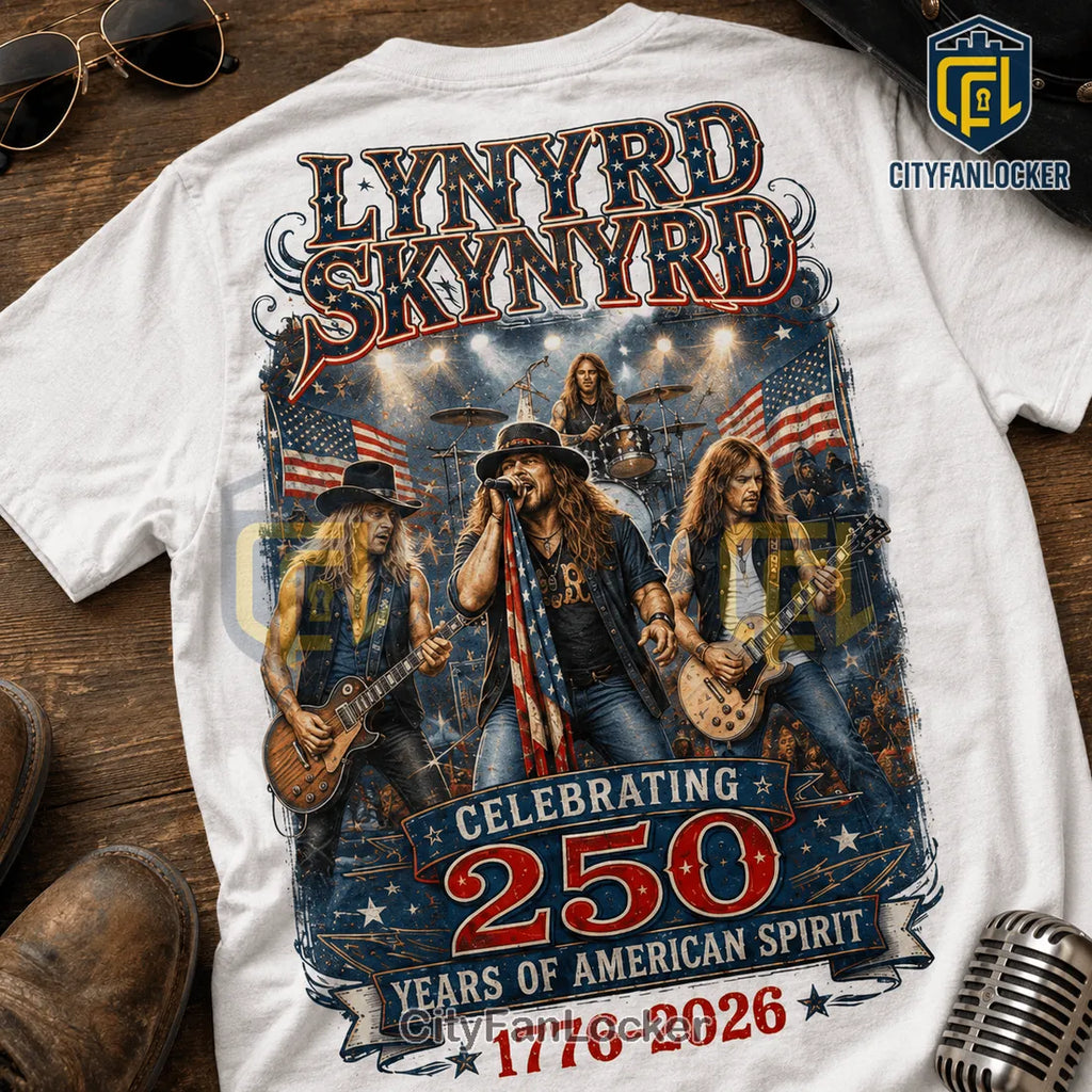 Lynyrd Skynyrd America 250 Celebrating American Spirit Graphic Tee