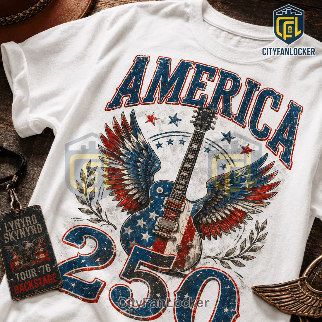 Lynyrd Skynyrd America 250 Celebrating American Spirit Graphic Tee