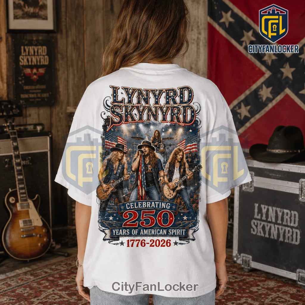 Lynyrd Skynyrd America 250 Celebrating American Spirit Graphic Tee