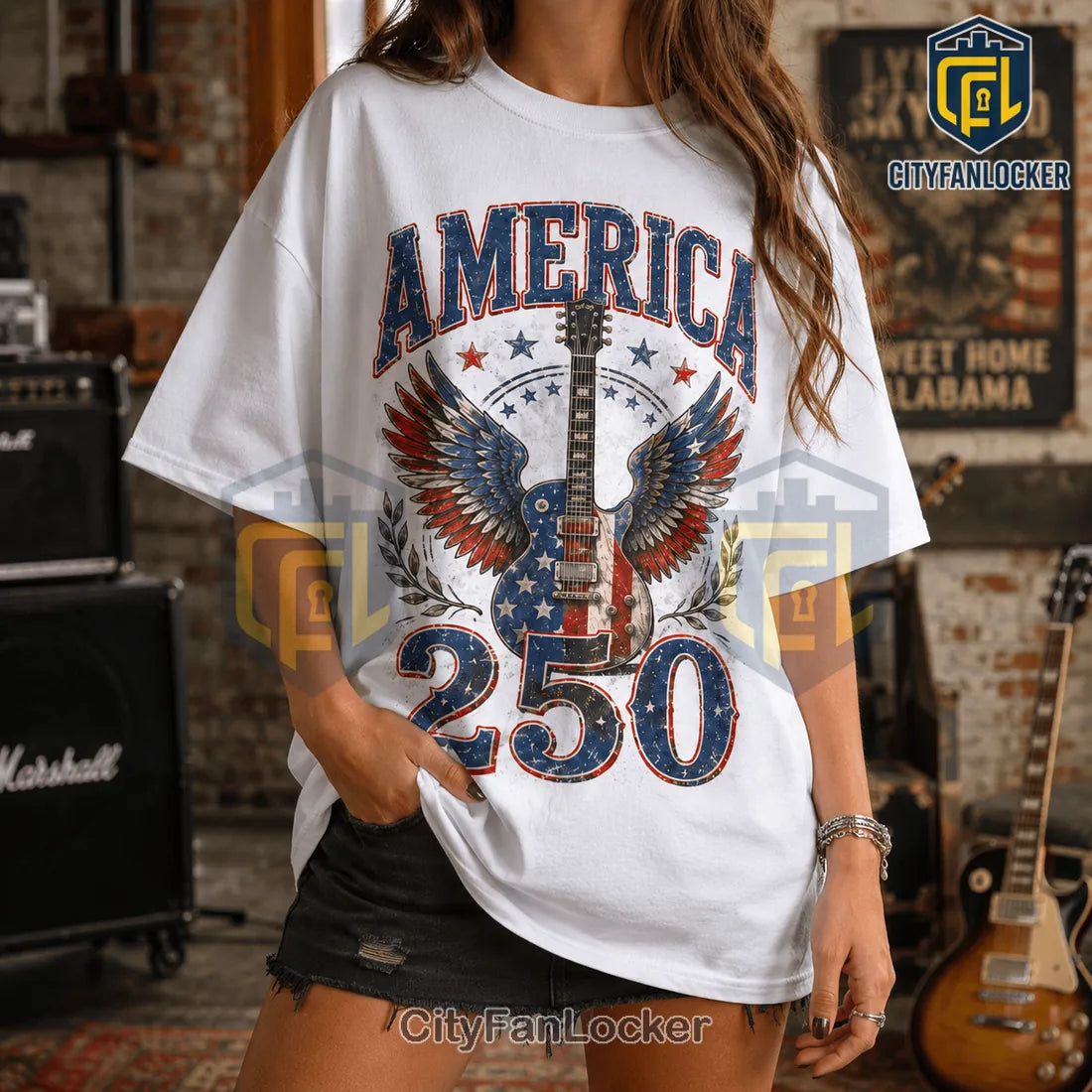 Lynyrd Skynyrd America 250 Celebrating American Spirit Graphic Tee