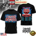 Lynyrd Skynyrd Double Trouble Vision Limited Edition Tour Shirt