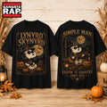 Lynyrd Skynyrd x Snoopy Halloween Simple Man Keepin 3D Shirt , Music Trending 3D Shirt
