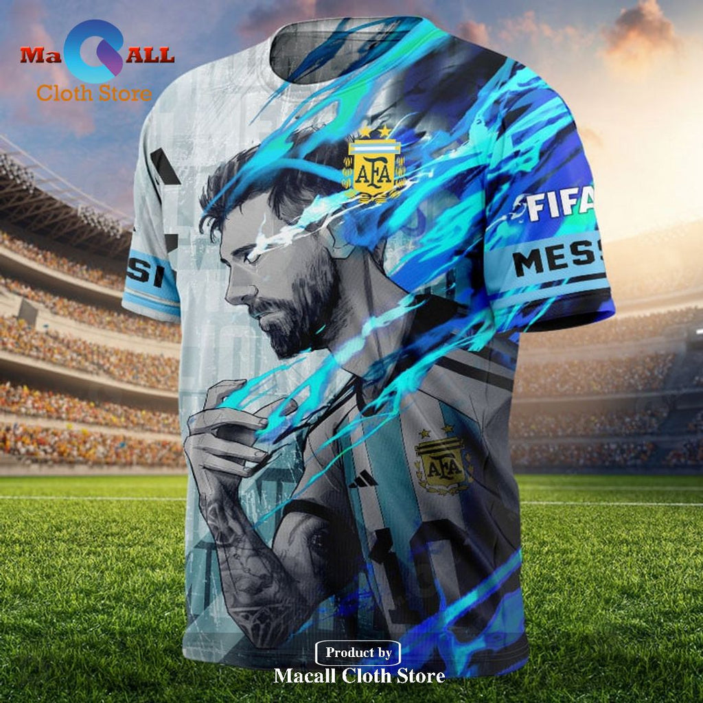 M10 - Lionel Messi FIFA World Cup 2022 Champions Hoodie Sweatshirt 3D - DM11