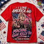 Machine Gun Kelly America 250 Years of Freedom Graphic T-Shirt