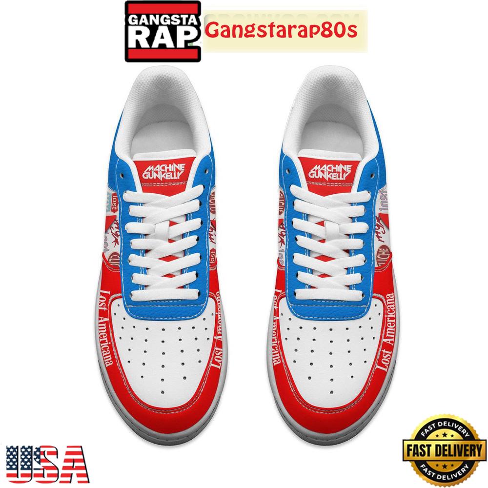 Machine Gun Kelly Lost Americana Air Force 1 Running Sneakers Shoes