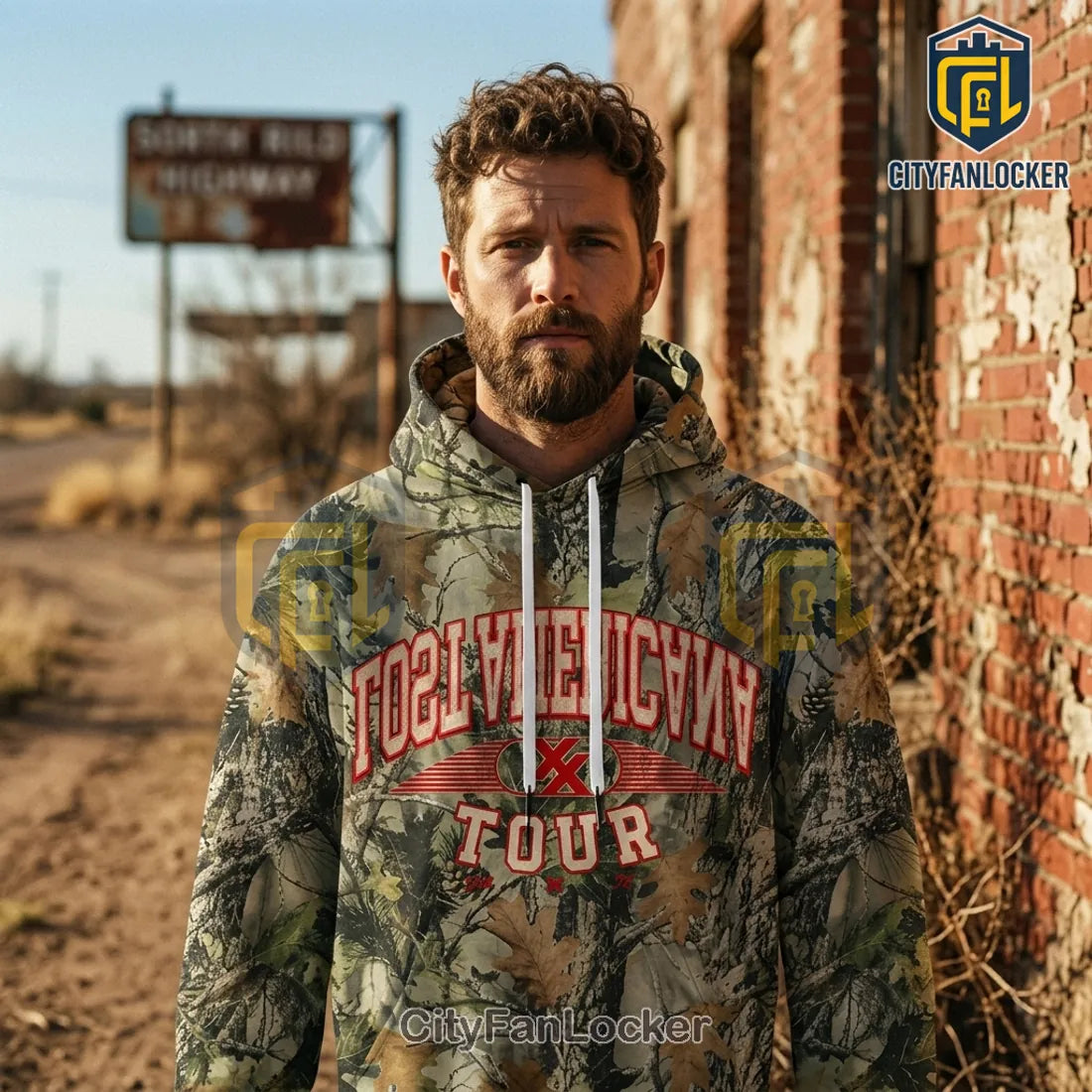 Machine Gun Kelly Lost Americana Tour 2026 Camo Limited Hoodie