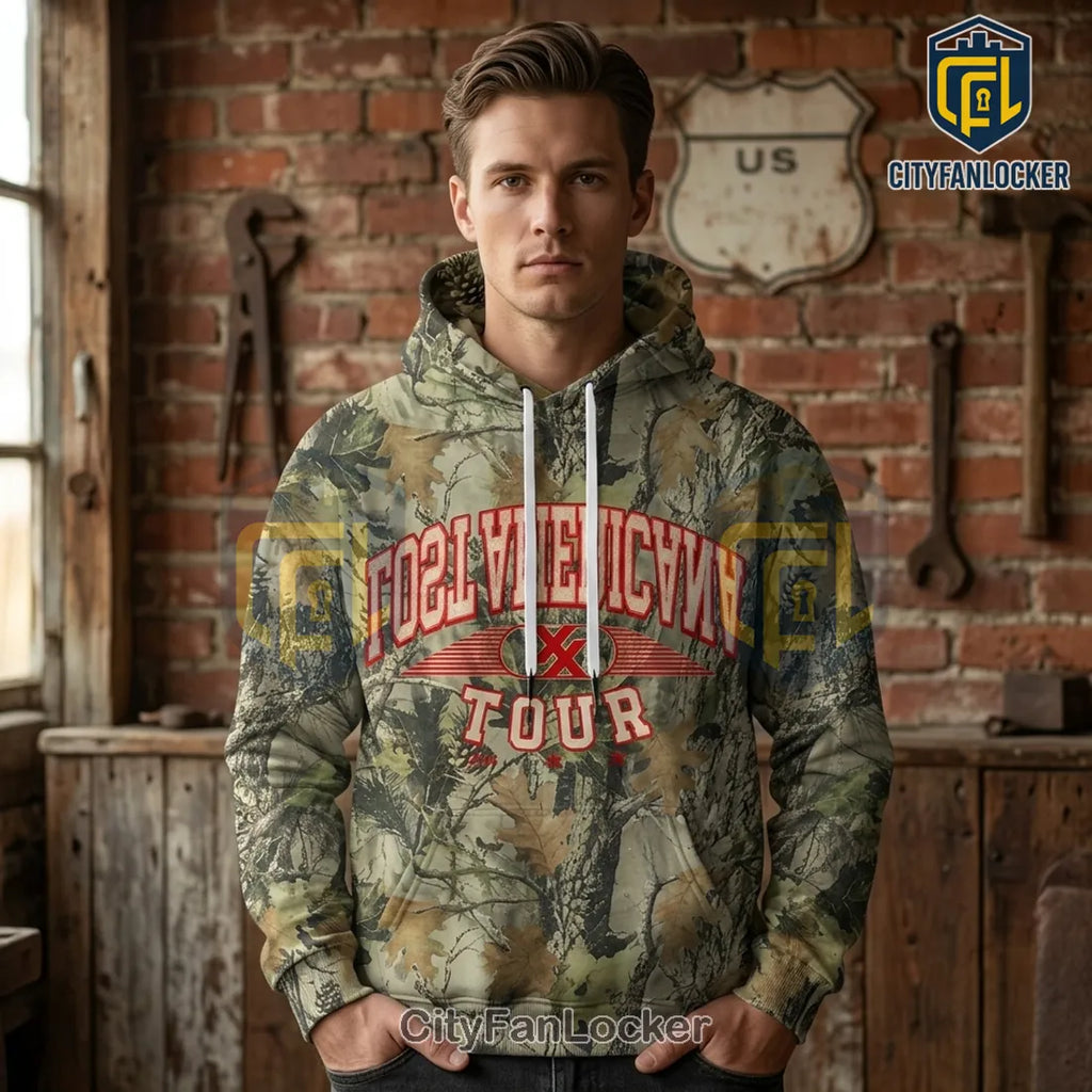 Machine Gun Kelly Lost Americana Tour 2026 Camo Limited Hoodie