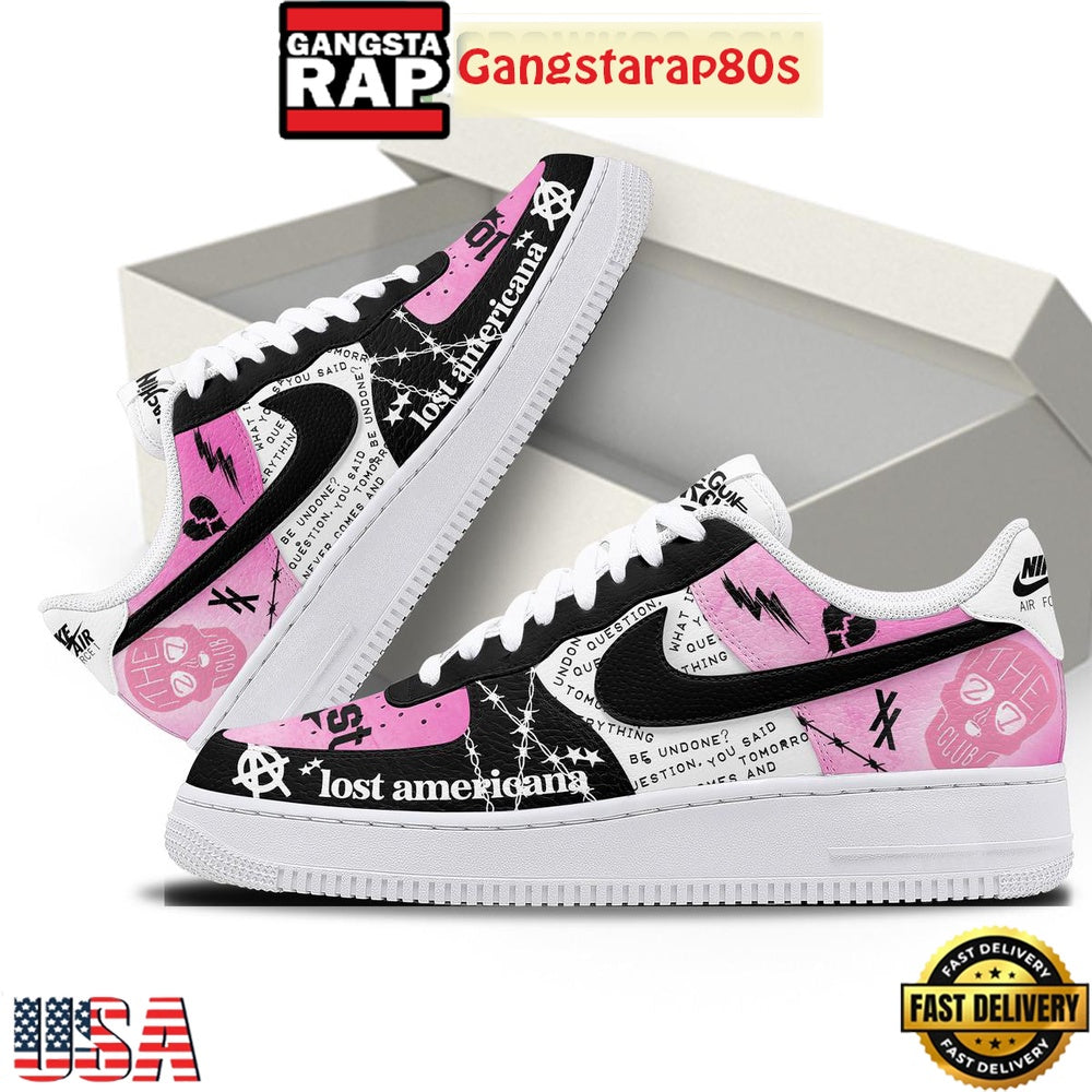 Machine Gun Kelly Tickets To My Downfall Air Force 1 Sneakers Shoes Shoes