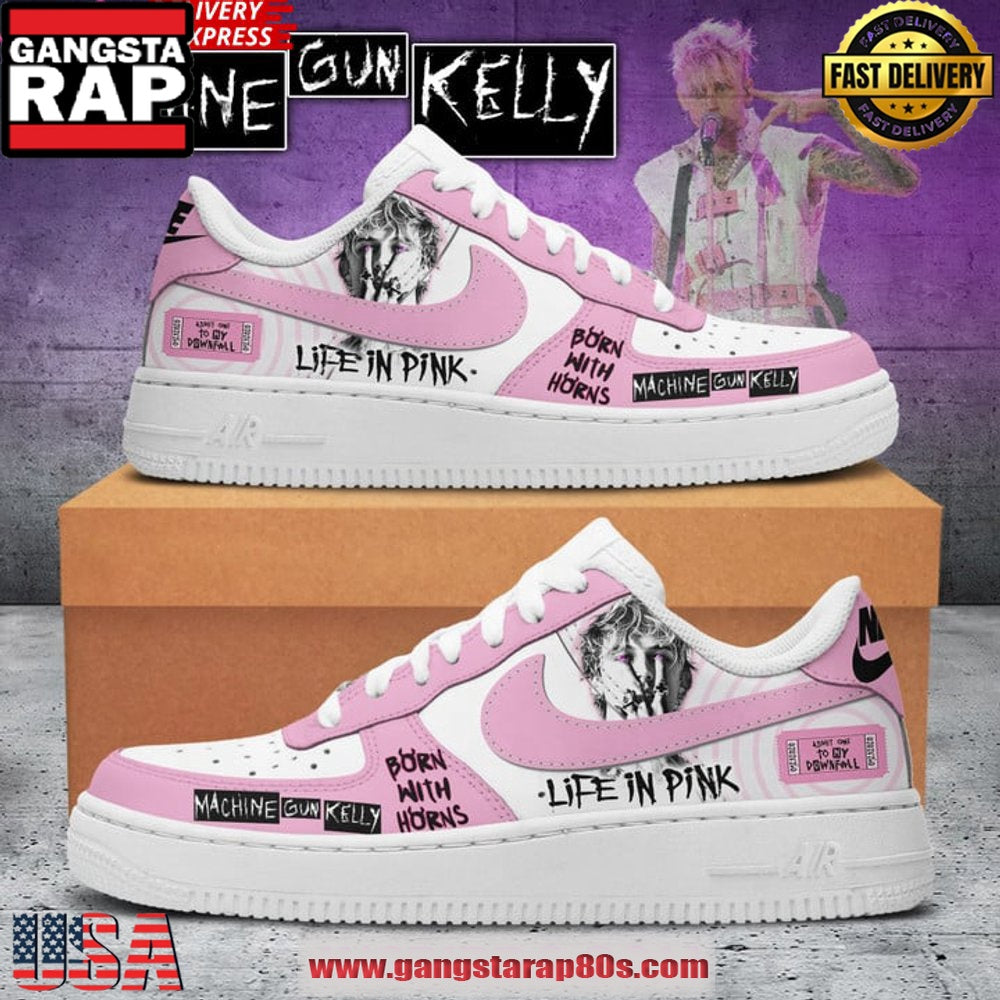 Machine Gun Kelly Tour Special Edition Air Force 1 Running Sneakers Shoes