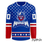 Macon Mayhem Military Night Hockey Jersey 2025