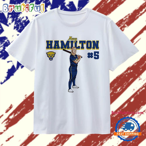 Macy Hamilton Pittsburgh Softball NCAA Legends Caricature T Shirt