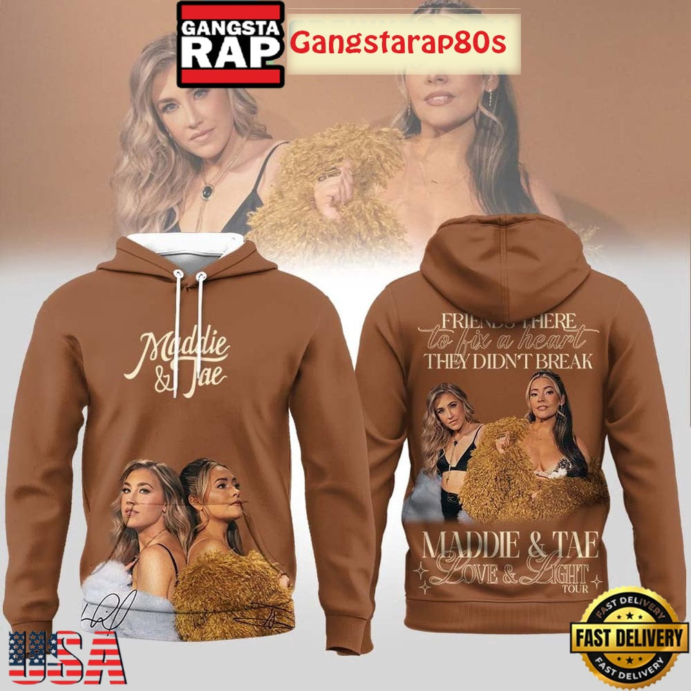 Maddie & Tae Love And Light Tour 2026 Unisex Hoodie