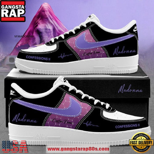 Madonna Confessions II 2026 On A Dance Floor Custom Name Air Force 1 Low Top Shoes