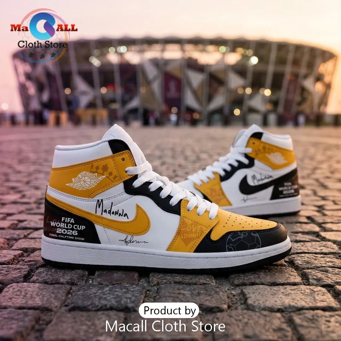Madonna x FIFA World Cup 2026 Halftime Show Air Jordan 1 Sneakers