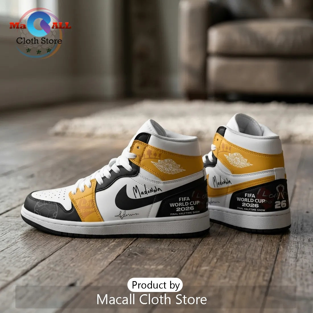 Madonna x FIFA World Cup 2026 Halftime Show Air Jordan 1 Sneakers