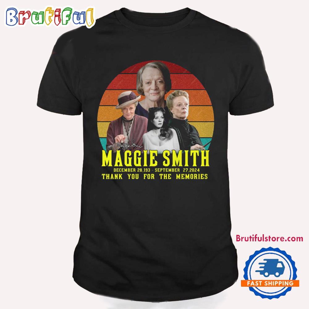 Maggie Smith Thank You For The Memories T Shirt