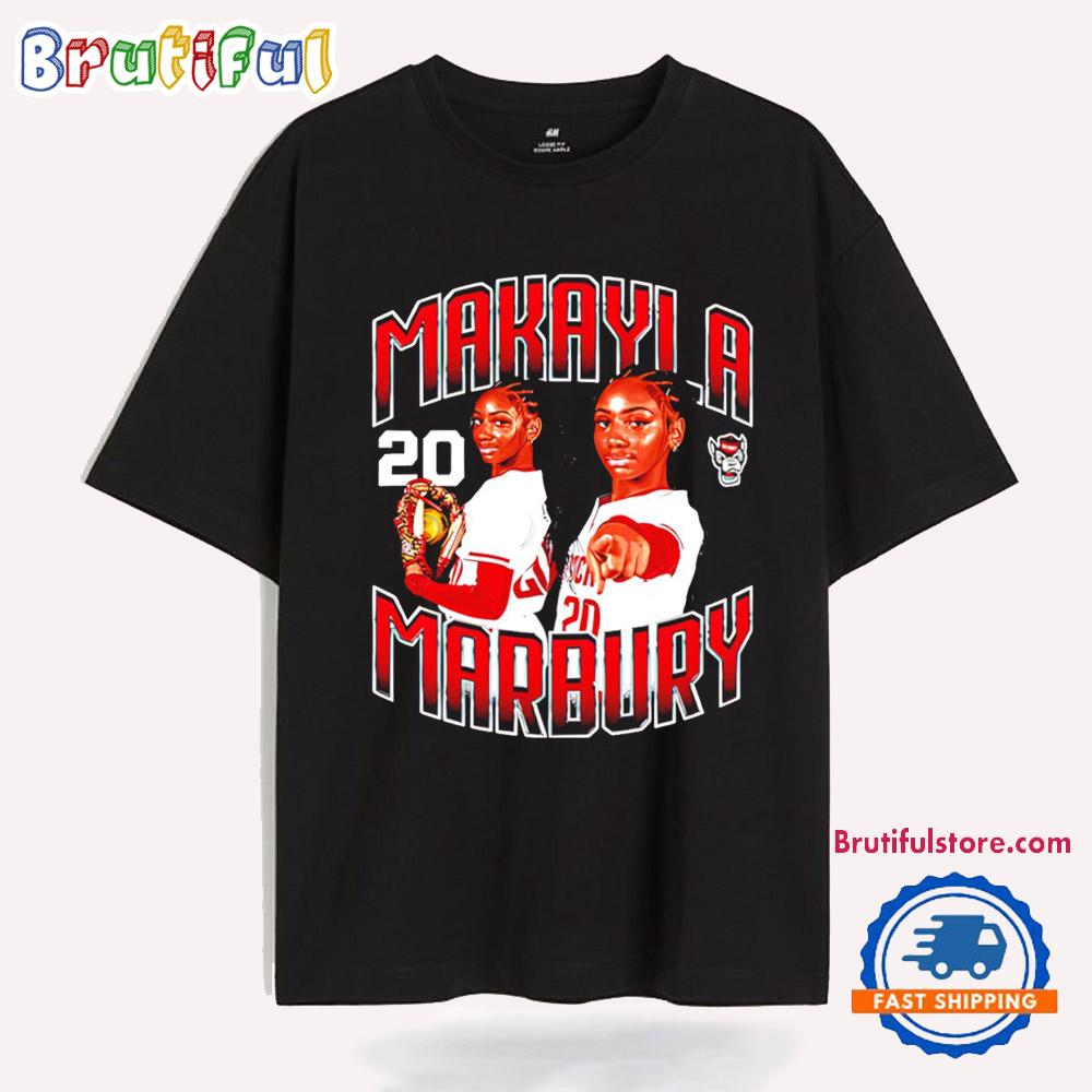 Makayla Marbury Nc State Softball Player Collage T Shirt
