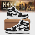 Mana Vivir Sin Aire Tour 2026 Signature Black Custom Air Jordan 1 Sneakers Shoes