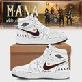 Mana Vivir Sin Aire Tour 2026 Signature White Custom Air Jordan 1 Sneakers Shoes