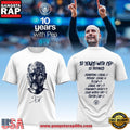 Manchester City 2026 Thank You Pep Guardiola For 10 Years New Design T-Shirt