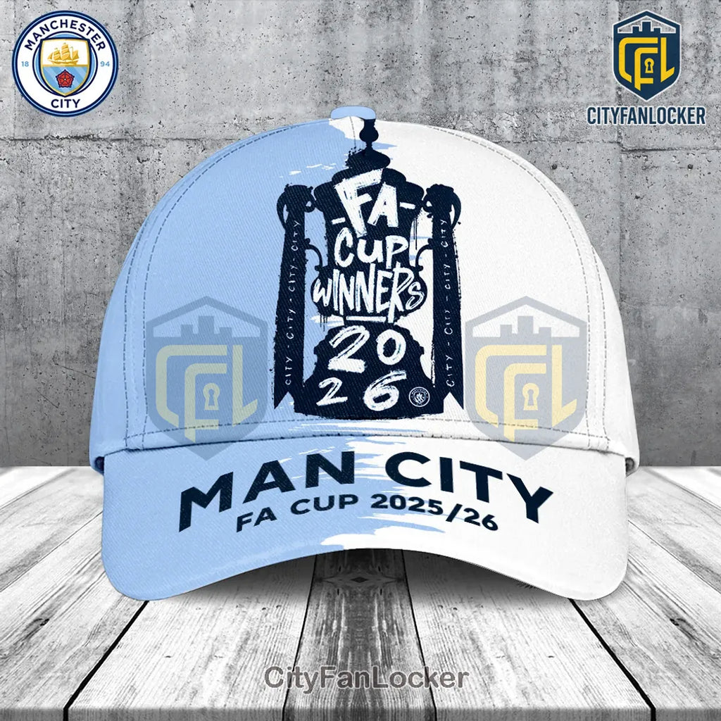 Manchester City FA Cup Winners 2026 Classic Cap
