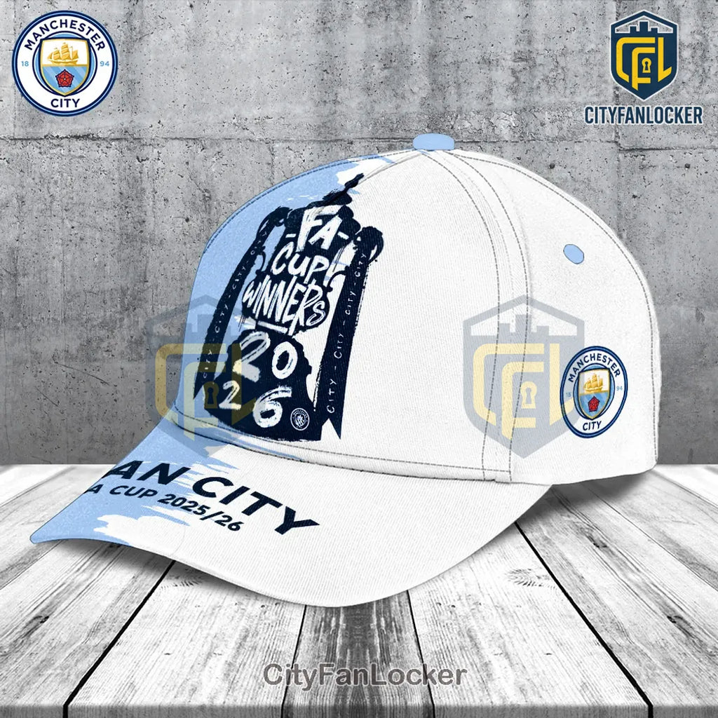 Manchester City FA Cup Winners 2026 Classic Cap