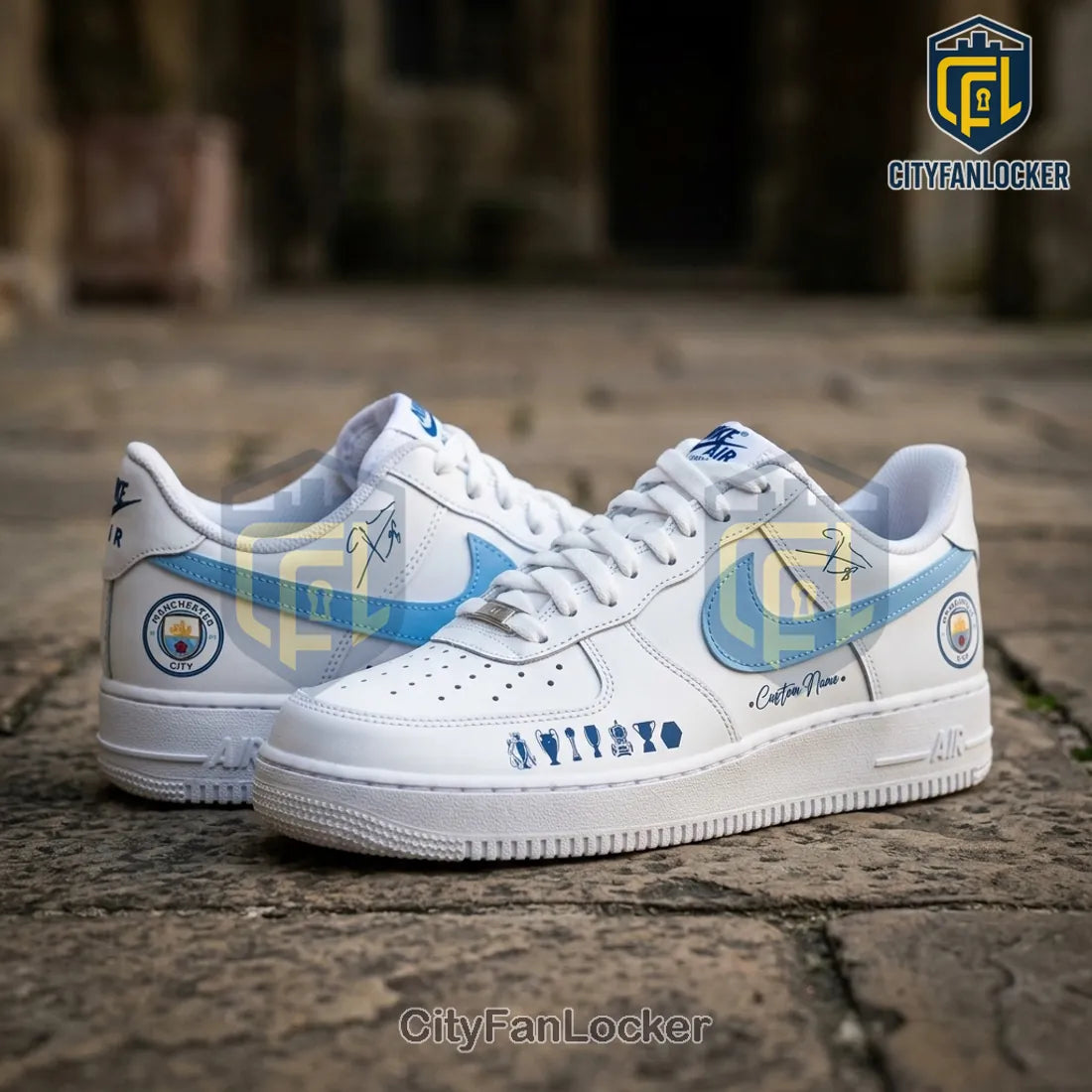 Manchester City Pep Guardiola 10 Years Anniversary Air Force 1