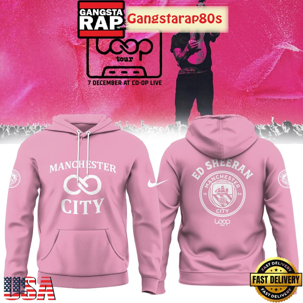 Manchester City x Ed Sheeran Loop Tour 2025 Special Edition All Over Print Hoodie