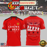 Manchester United Lest We Forget Limited Edition All Over Print Shirt