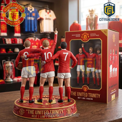 Manchester United The United Trinity Best Law Charlton Acrylic Plaque